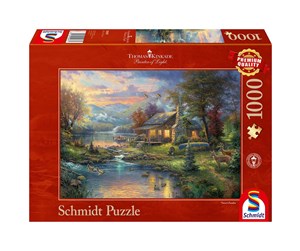 Puslespill - Schmidt Puzzle - Thomas Kinkade: Nature's Paradise (1000 p - 385715