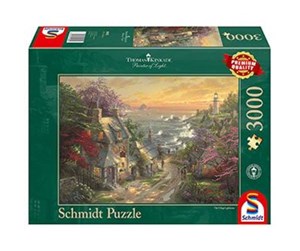 Puslespill - Schmidt Thomas Kinkade - Hamlet at the Lighthouse - 59482