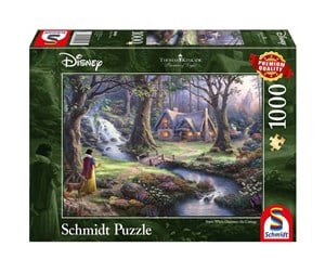 Puslespill - Schmidt Puzzle - Thomas Kinkade: Disney Snow White 1000 - 59485