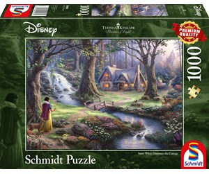 Puslespill - Schmidt Puzzle - Thomas Kinkade: Disney Snow White (1000) - 59485