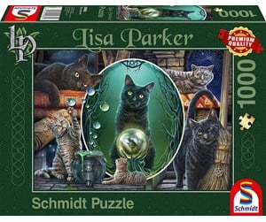 Puslespill - Schmidt Puzzle - Lisa Parker: Magical cats (1000 pieces) - SCH9665