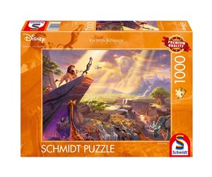 Puslespill - Schmidt Puzzle - Thomas Kinkade: Disney The Lion King (10 - SCH9673