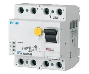 Komponenter for switchboxes og skap - Eaton Frcdm-40/4/003-g/b residual current circuit breaker - 167893