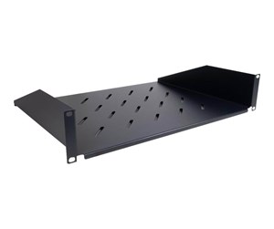 Rackskap - Inter-Tech 88887345 / SW-2U-350 19" shelf with 350mm depth in colour RAL 9005 - 88887345