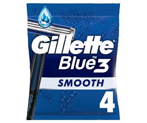 Barberingsutstyr - Gillette Blue 3 Engangshøvler, x-4Pakn. - 7702018477418