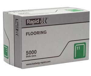 Hullemaskin & Stiftemaskin - Rapid Klammetype 11 - 9 mm - 5M (Flooring) - 37130