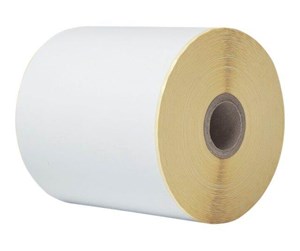 Papir, Fotopapir & Etiketter - Brother BDE-1J000102-102 Self-adhesive white Roll (10.2 cm x 58 m) - BDE1J000102102