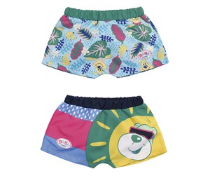 Dukker, Bamser & Utstyr - Baby Born Holiday Swimshorts 2 Assorted 43cm - 828298