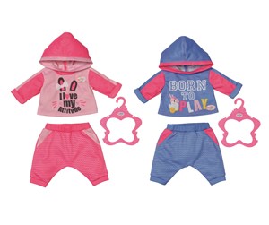 Dukker, Bamser & Utstyr - Baby Born Jogging Suits 2 assorted 43cm - 830109