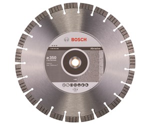 Bormaskin & Bits - Bosch Diamantkappeskive Best for Abrasive 350 x 20,00+25,40 x 3,2 x 15 mm - 2608602686