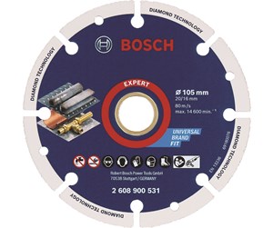 Bormaskin & Bits - Bosch Diamantmetallskive 105 x 20/16 mm - 2608900531