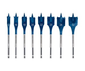 Bormaskin & Bits - Bosch Expert SelfCut Speed ​​Drill Set 12/16/18/20/22/25/28/32 mm 8-Piece - 2608900335