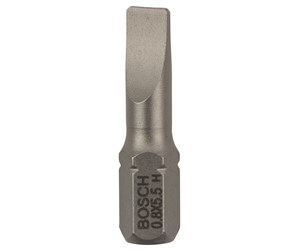 Bormaskin & Bits - Bosch Skrutrekkerbits, ekstra hard S 0,8x5,5, 25 mm - 2607001463