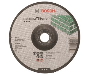 Verktøy - Bosch Kappeskive, krummet, Standard for Stone C 30 S BF, 180 mm, 22,23 mm, 3,0 mm - 2608603175