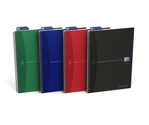 Blokker & Notisbøker - Oxford OFFICE RECYCLED NOTEBOOK A4 RULED ASSORT - 100103578