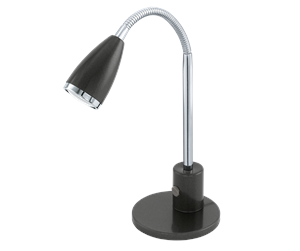 Lamper - EGLO FOX table lamp black/chrome - 92873