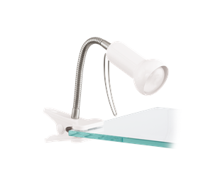 Lamper - EGLO FABIO clamp light  white silver - 81262