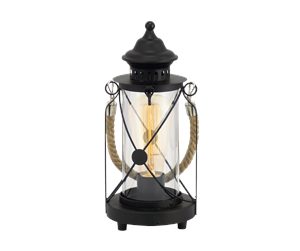 Lamper - EGLO BRADFORD table lamp black - 49283