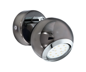 Lamper - EGLO BIMEDA spotlight LED 3W chrome/black - 31005