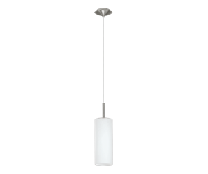 Lamper - EGLO TROY 3 pendant white/brushed steel - 85977