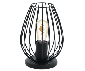 Lamper - EGLO NEWTOWN table lamp black - 49481