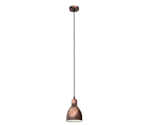 Lamper - EGLO PRIDDY 1 pendant antique copper - 49492