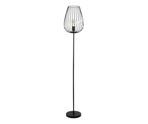 Lamper - EGLO NEWTOWN floor lamp black - 49474