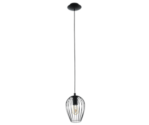 Lamper - EGLO NEWTOWN pendant light Ø160 mm black - 49477