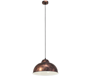 Lamper - EGLO TRURO 2 pendant antique copper/white - 49248