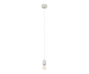 Lamper - EGLO SILVARES pendant light grey - 95522