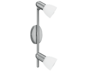 Lamper - EGLO PALMA 2-spot brushed steel - 26932