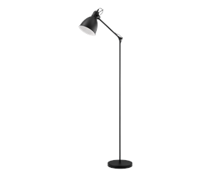 Lamper - EGLO PRIDDY floor lamp black - 49471