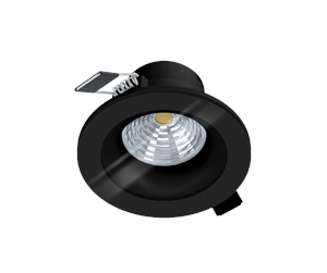 Lamper - EGLO SALABATE recessed spotlight Ø88 mm 4000K black - 99494