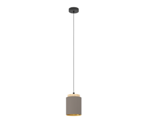 Lamper - EGLO ALBARIZA pendant cappuccino/gold - 99445