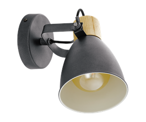 Lamper - EGLO COSWARTH spot black/brown - 901174