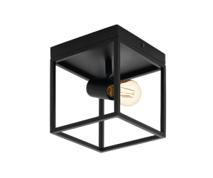 Lamper - EGLO SILENTINA ceiling lamp black - 98331