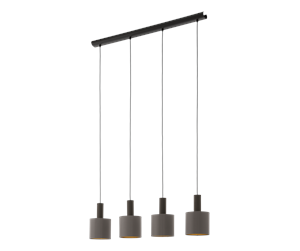 Lamper - EGLO CONCESSA 1 long table pendant cappuccino/gold - 97685