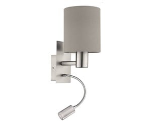 Lamper - EGLO PASTERI wall light taupe - 96478