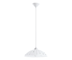 Lamper - EGLO VETRO pendant white/crystal - 96073