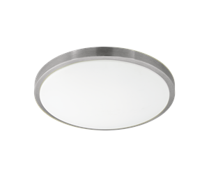 Lamper - EGLO COMPETA 1 ceiling lamp Ø430 mm brushed nickel - 96034