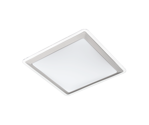 Lamper - EGLO COMPETA 1 ceiling lamp 340x340 mm white/silver - 95679