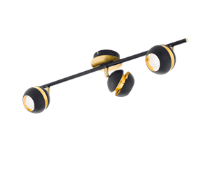 Lamper - EGLO NOCITO spot rail 3L black/gold - 95484