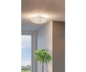 Lamper - EGLO CLEMENTE ceiling lamp crystal - 95285