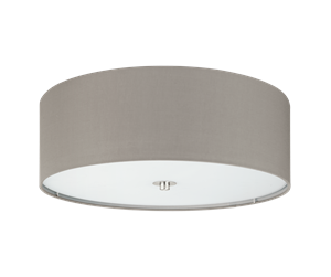 Lamper - EGLO PASTERI ceiling lamp Ø475 mm taupe - 94919