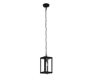 Lamper - EGLO ALAMONTE 1 outdoor pendant black/clear - 94788