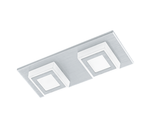 Lamper - EGLO MASIANO wall/ceiling light  brushed aluminium - 94506