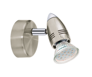 Lamper - EGLO MAGNUM-LED spot  satin nickel chrome - 92641