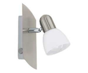 Lamper - EGLO ENEA spot sanitized nickel/white - 90982