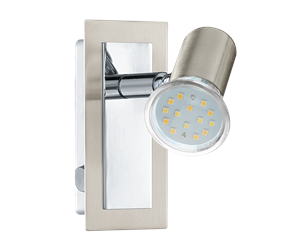 Lamper - EGLO ROTTELO spot  satin nickel chrome - 90914