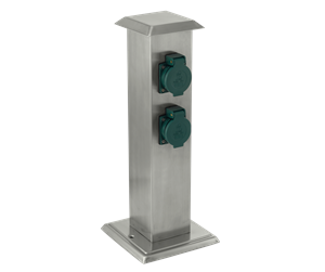 Lamper - EGLO PARK 4 bollard with 4 outlets stainless steel - 90748